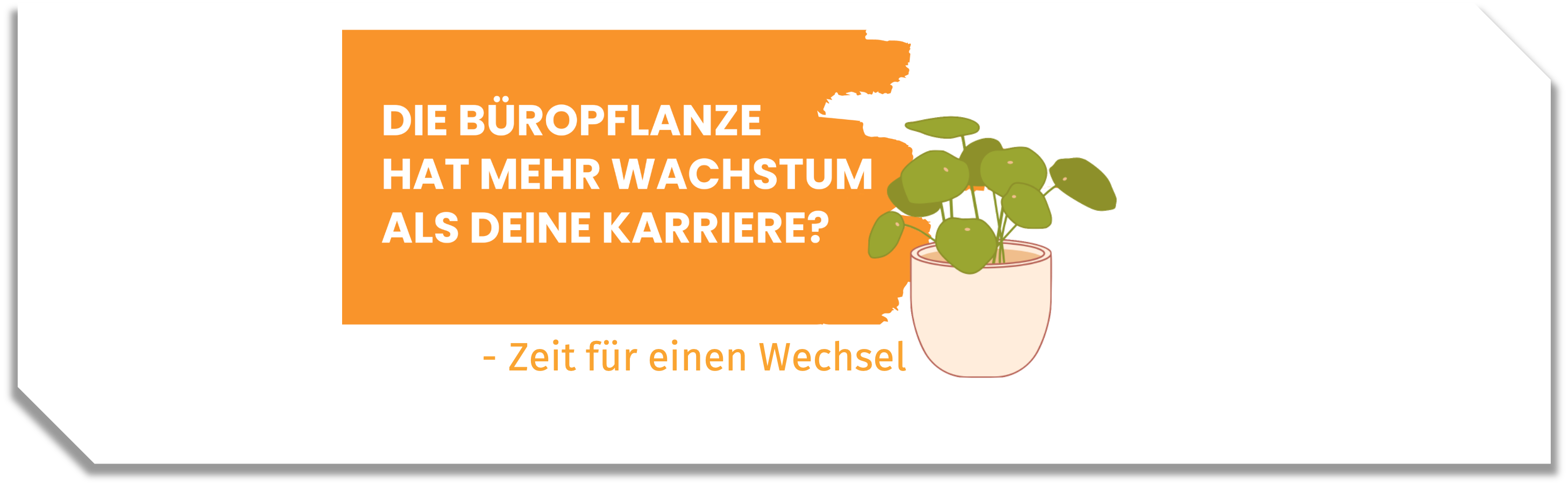 Deine Büropflanze wächst schneller als Deine Karriere? 🌿💼